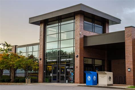 Library in antioch - The Antioch Library, which was temporarily closed due to safety concerns, reopened Tuesday with armed guards. The library on E. 18th Street was temporarily closed in light of concerns about crime ...